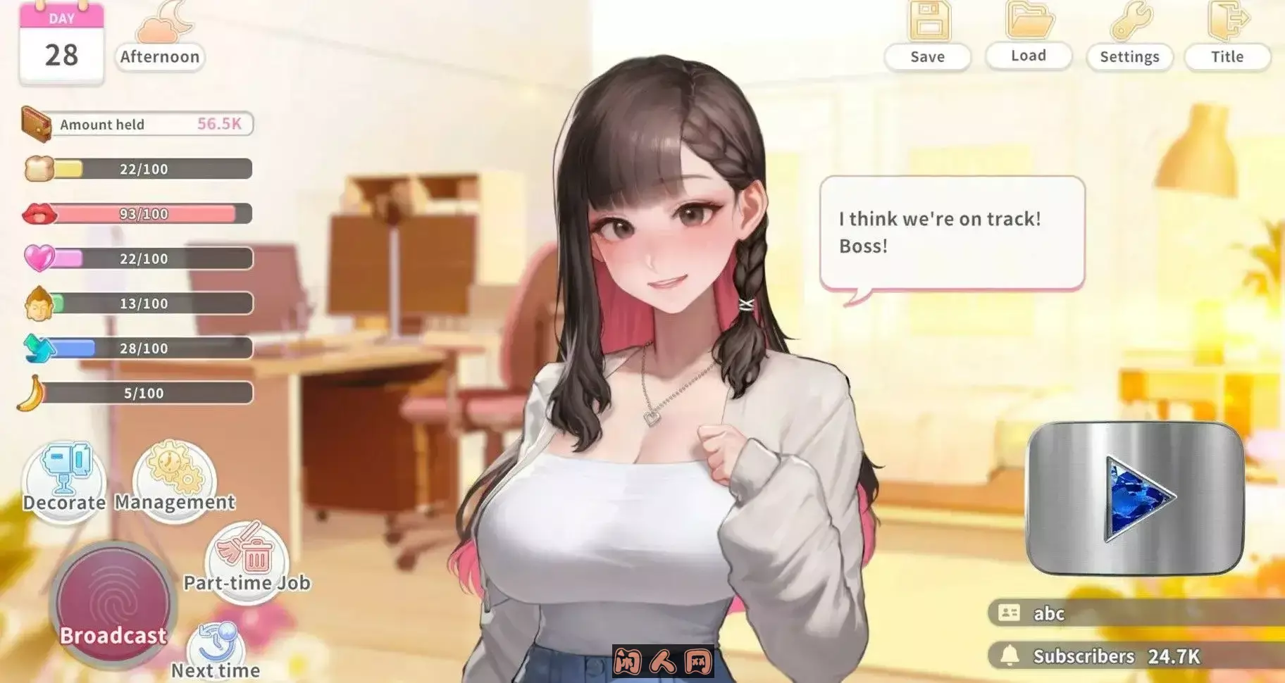 [养成互动SLG]直播开始！VTuber 训练Streaming ON! VTuber Training官中步兵版700M ACG电脑端 第3张