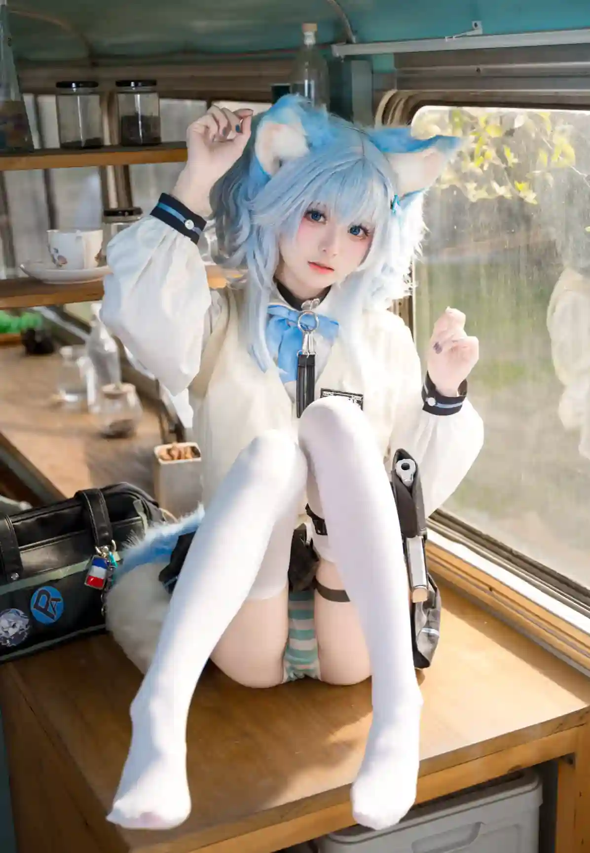 动漫博主@九柒喵甜美可爱颜值女神COS写真合集 美图合集 第5张