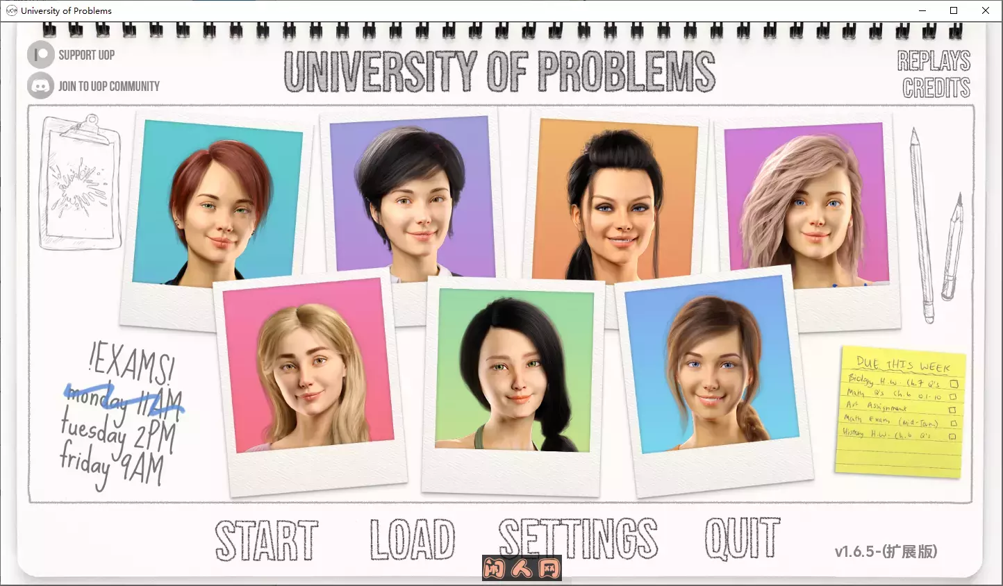 问题大学/学院情缘University of Problems v1.6.5 Extended汉化版PC+安卓15.70G ACG手游 第1张