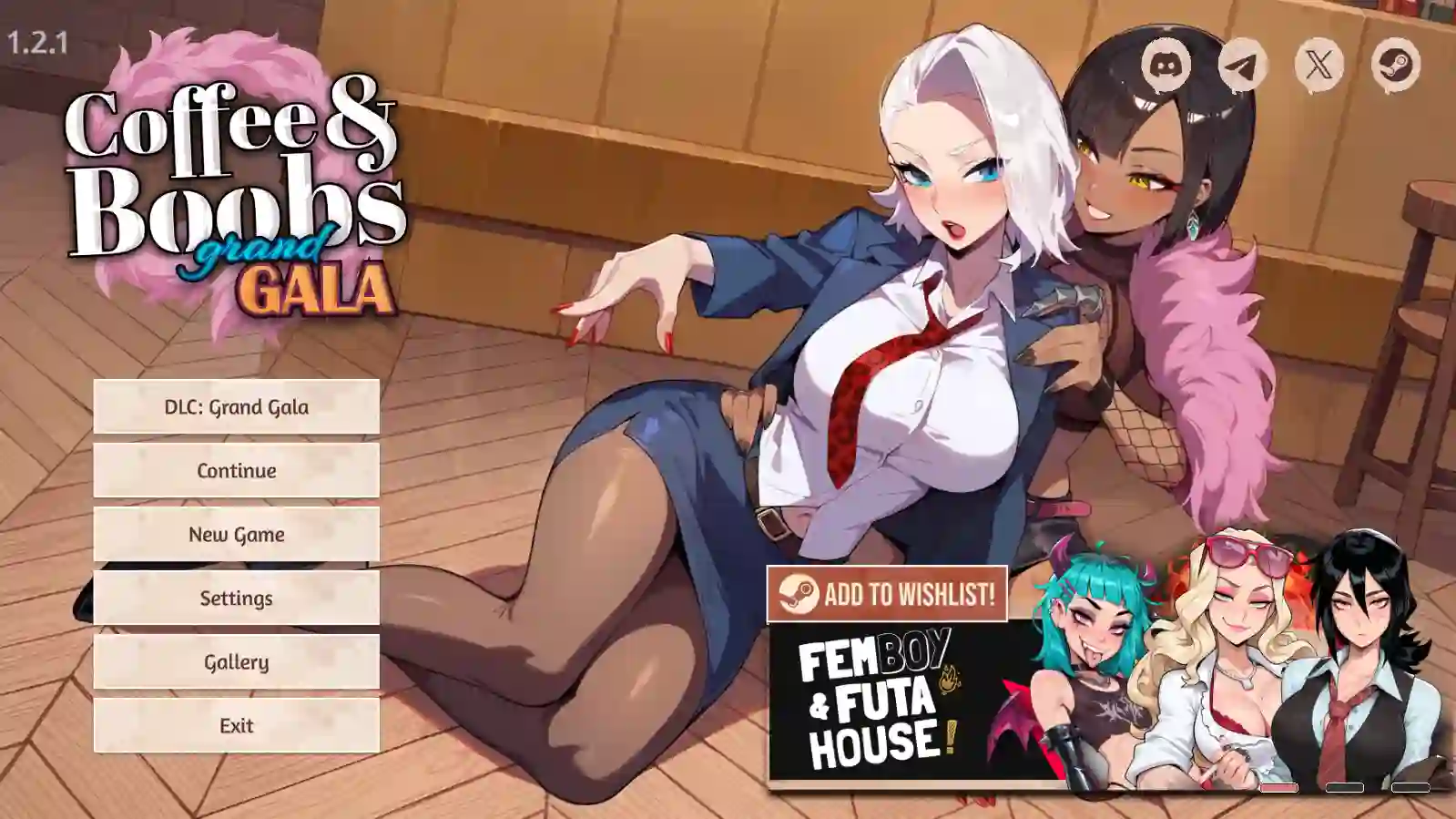 [SLG游戏]咖啡和饮料Coffee & Boobs V1.2.1 STEAM官方中文版2.5G ACG电脑端 第1张